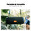 Thumbnail: WHALE With Nylon Strap – Bluetooth IPX7 Waterproof Portable Outdoor Speaker With