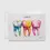 Thumbnail: Colorful Molar Art  - Dental Birthday Card