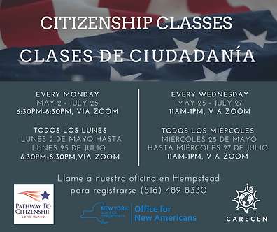 Citizenship Classes Flyer (Mondays and Tuesdays).png
