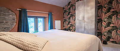 Chambre "forêt rosée"