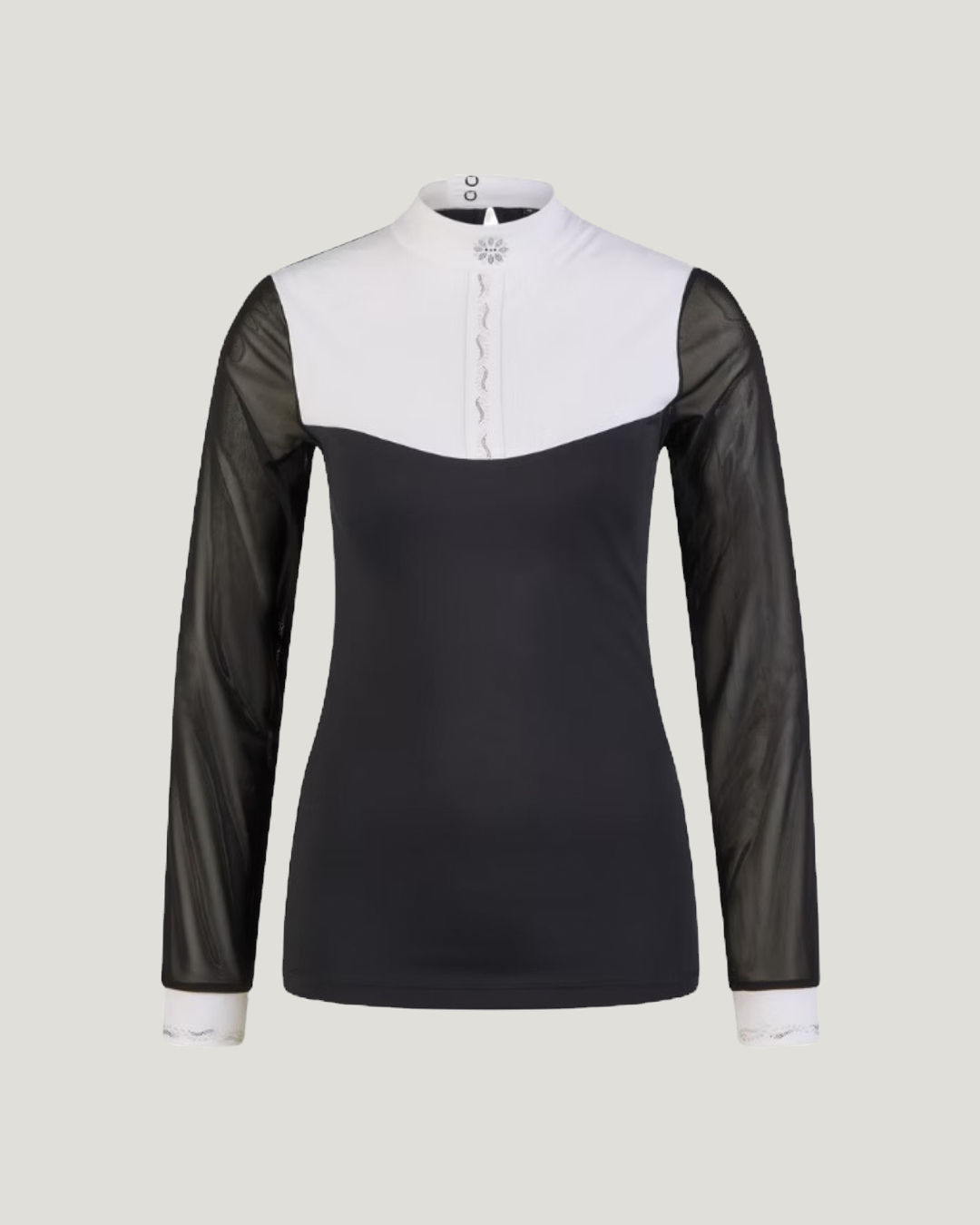 Pikeur Mesh Show Competition Blouse Black