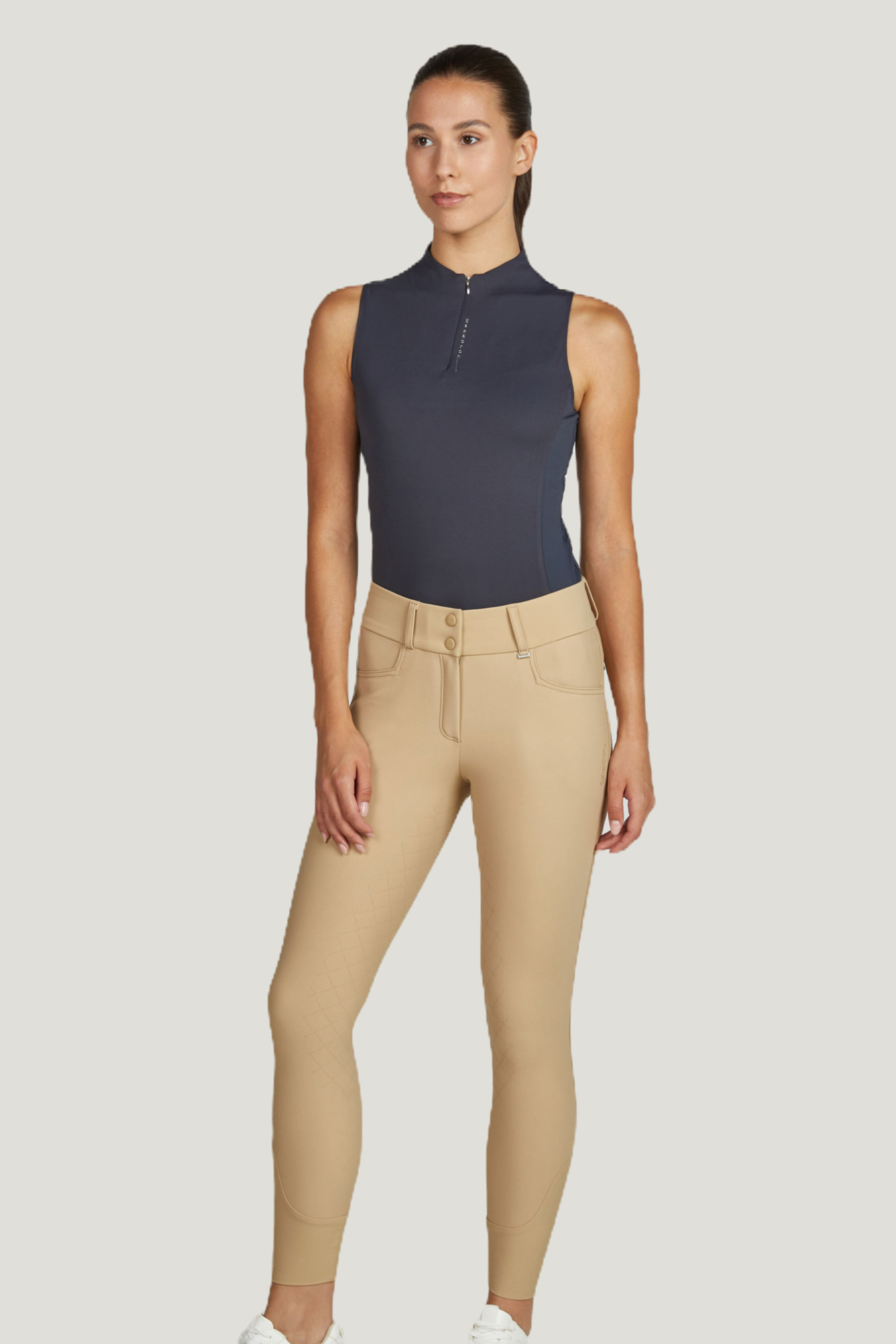 Eskadron Classic Soft Shell Riding Tights Full Grip Beige