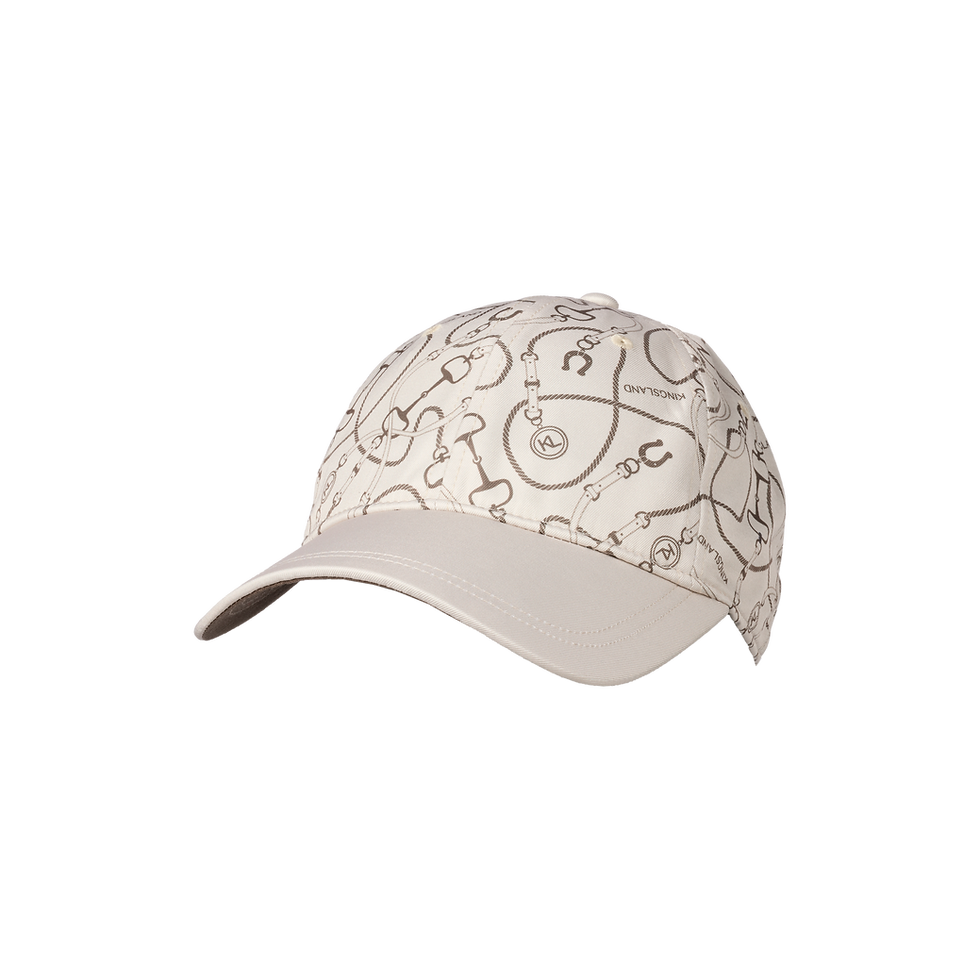 Kingsland KLLarissa Rainy Day Cap Beige, lightweight breathable women's Equestrian cap with adjustable fit at Haus of Concord