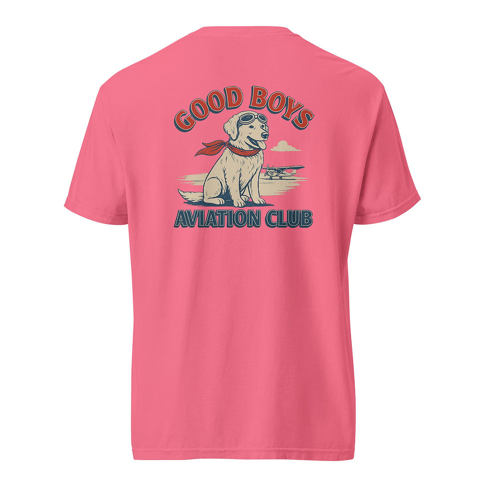 Thumbnail: Good Boys Aviation Club Tee