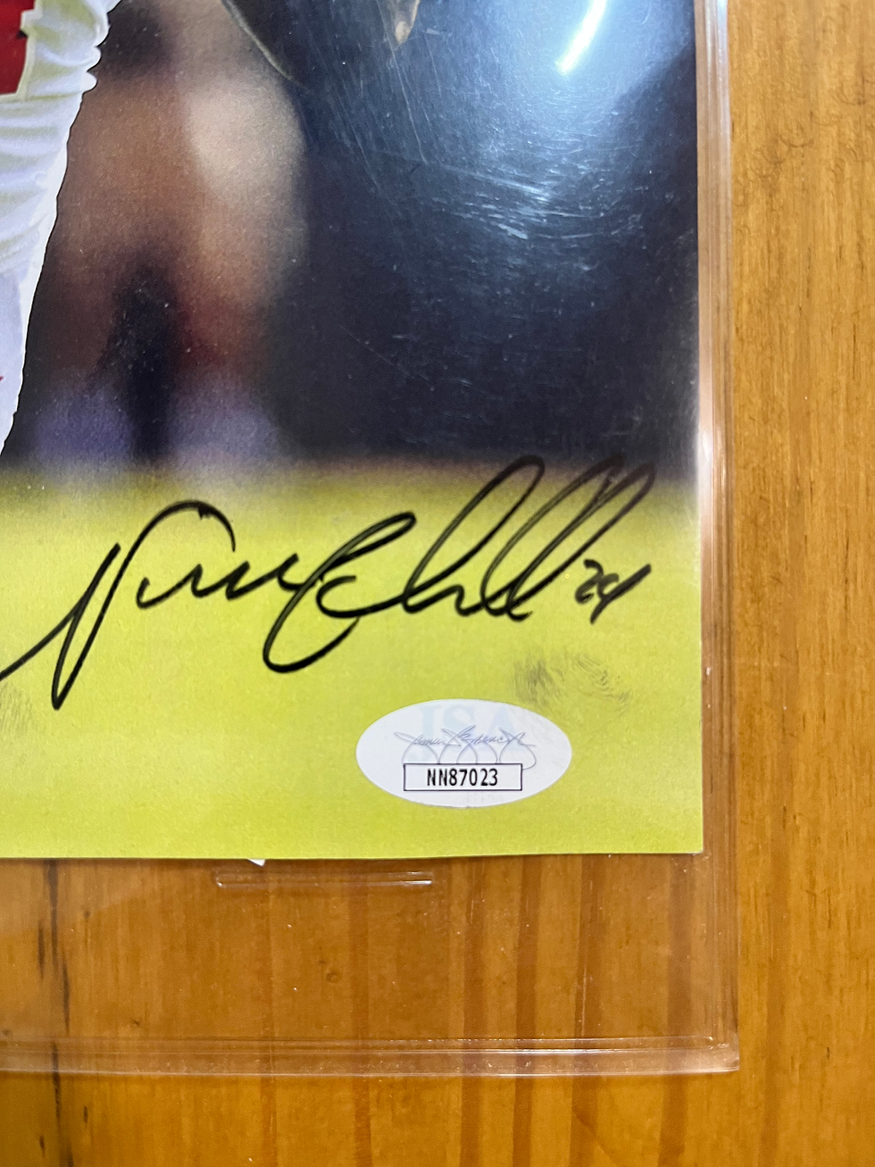 Thumbnail: Nick Chubb Pro Uni Auto Pic JSA Authenticated