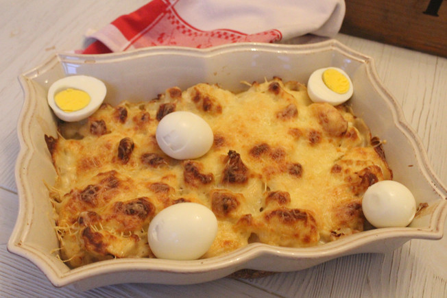 Chou fleur au gratin