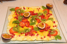 Carpaccio de fruits frais