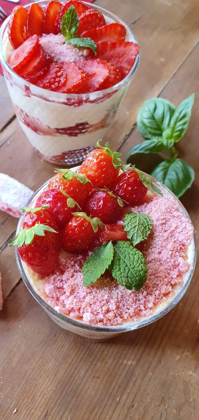 Tiramisu fraises