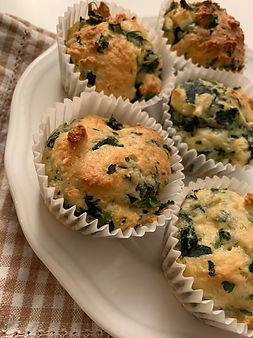 Muffins épinards feta