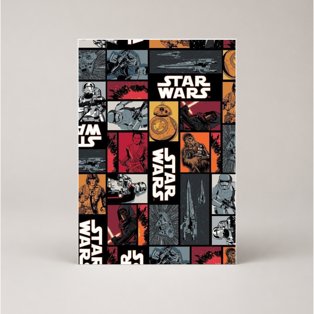 Star Wars Çizgi Roman Kolaj Temalı