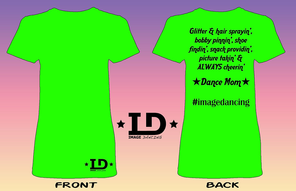 Thumbnail: Image Dancing "Dance Mom" Women's Fit Shortsleeve