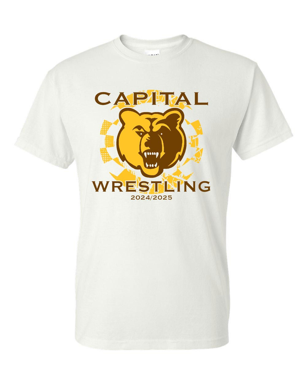 24/25  CAPITAL WRESTLING TShirt  (Adult Unisex Fit and Youth)