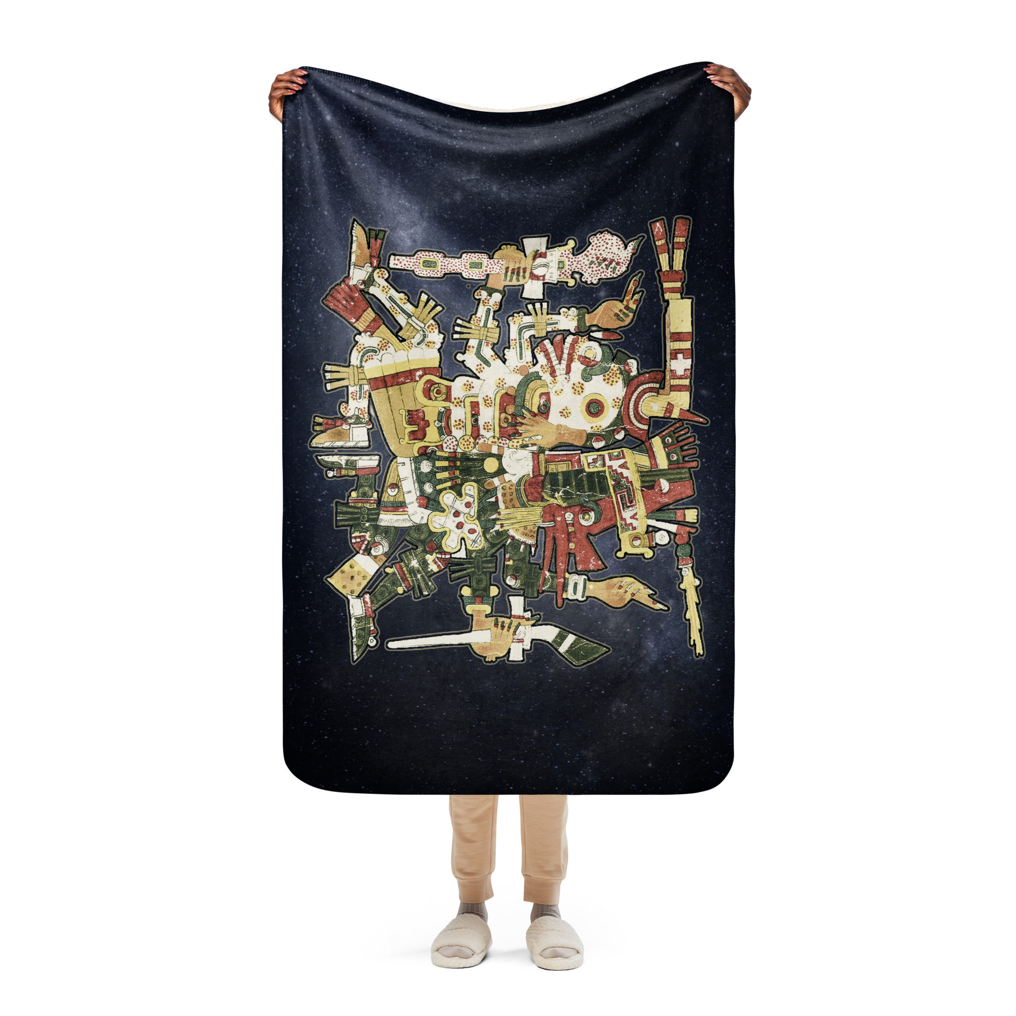 Mictlantecuhtli and Ehecatl Sherpa blanket