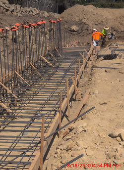 Garage Footing Rebar