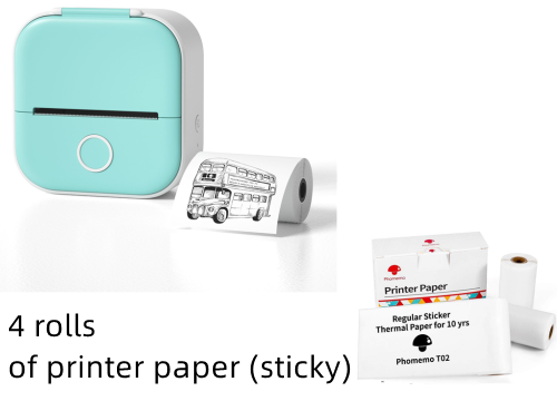 Thumbnail: Portable Mini Thermal Label Printer Printer Bluetooth Mini Label Printer