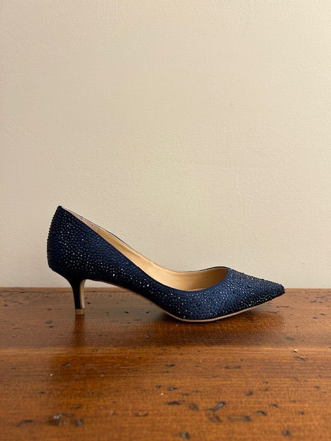 Badgley Mischka Frenchie Navy
