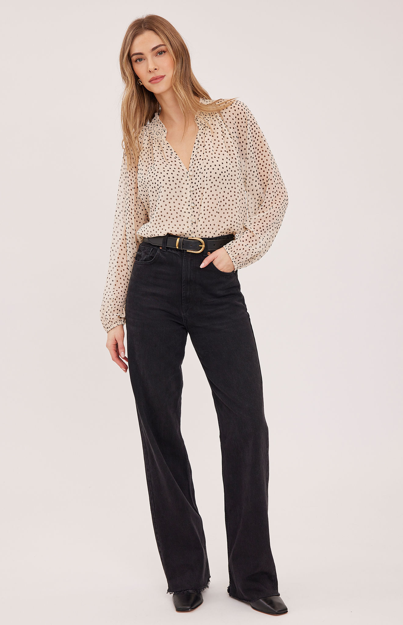 Gentle Fawn Annie Cream Print Blouse