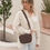 Thumbnail: Louenhide Jade Chocolate Crossbody Bag