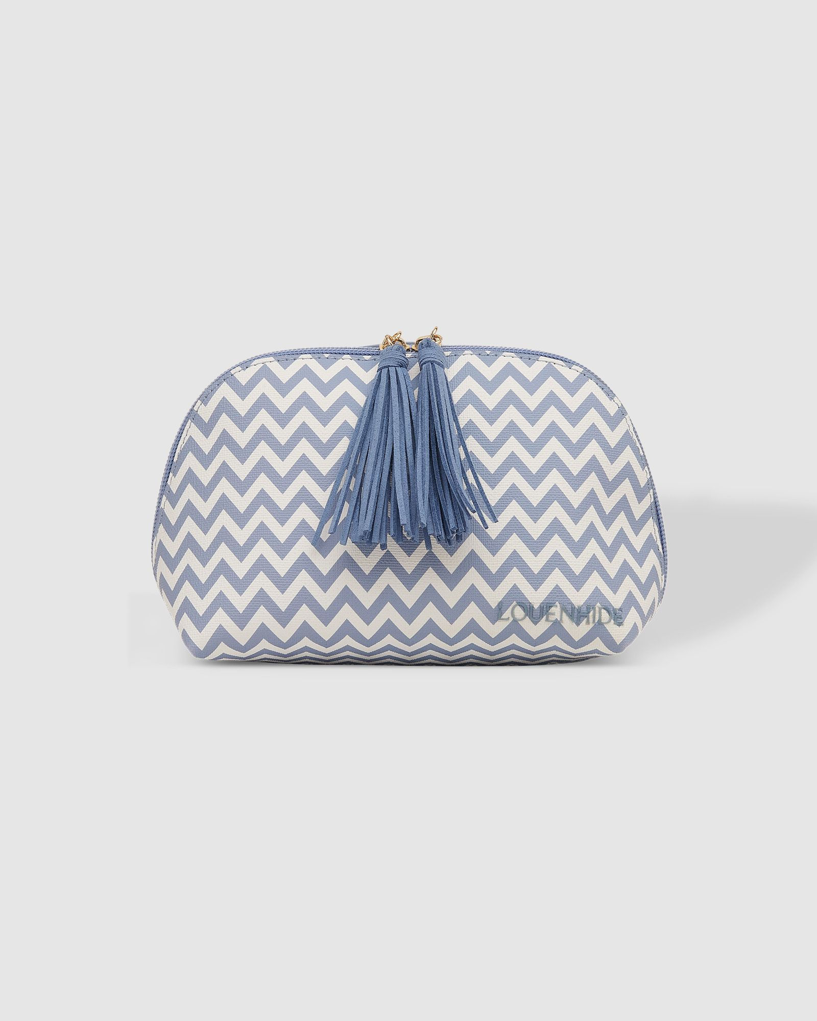 Louenhide Baby Audrey Chevron Jacaranda Cosmetic Bag
