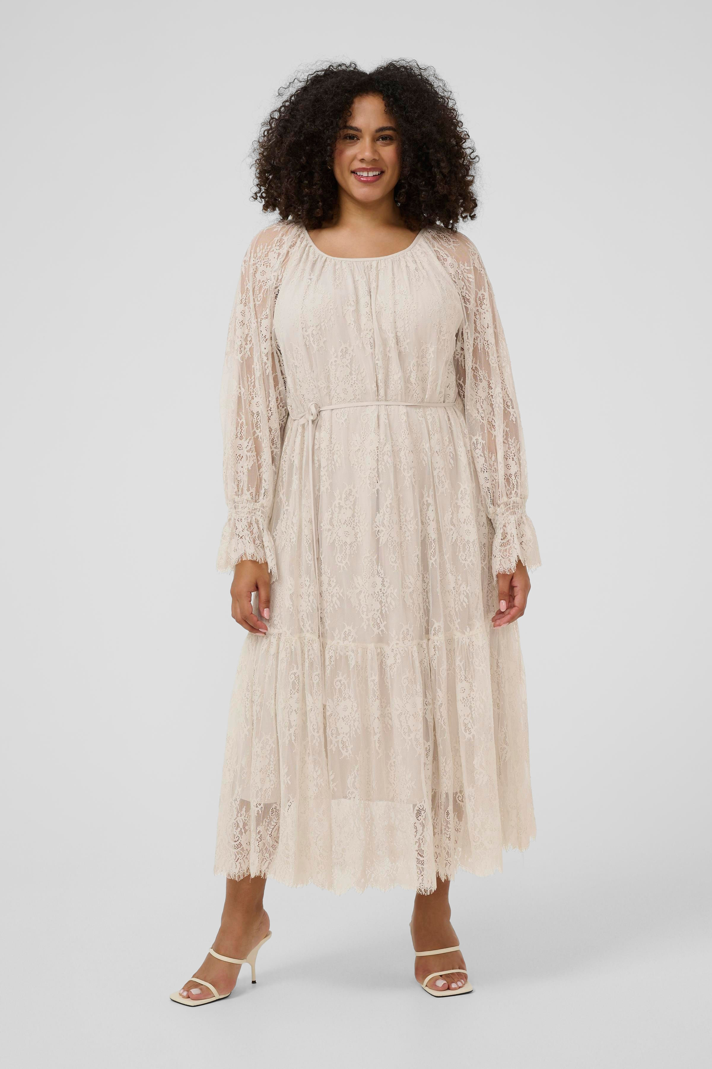 Kaffe Curve KCamalie Moonbeam Lace Dress