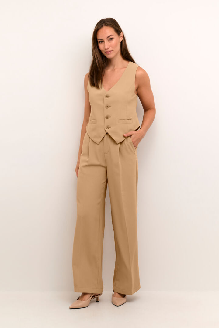 Thumbnail: Cream CRBencon Tannin Waistcoat