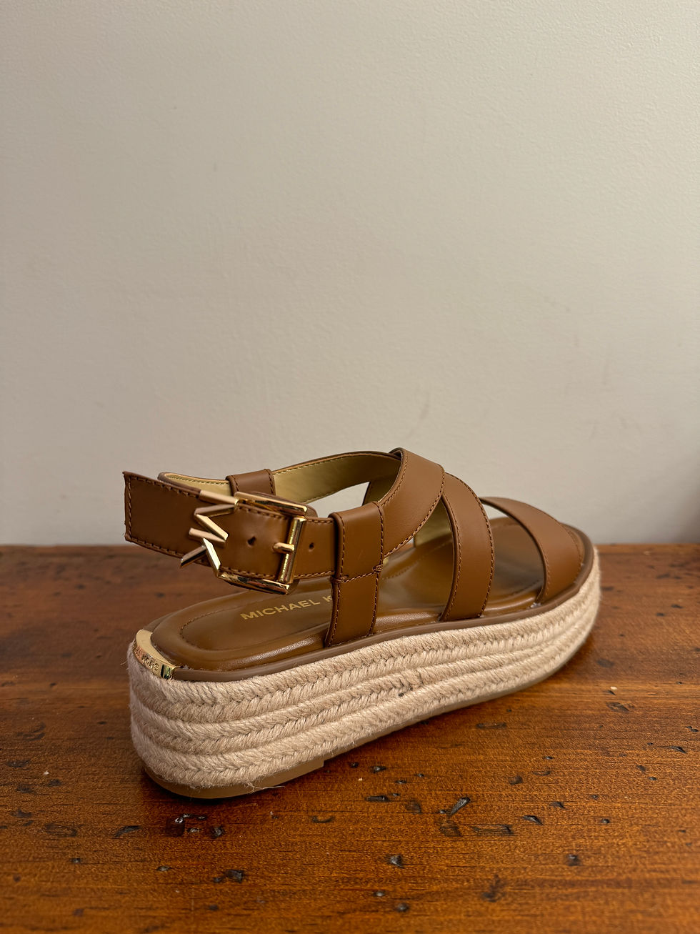 Thumbnail: Michael Kors Lynn Espadrille Sandal Luggage 