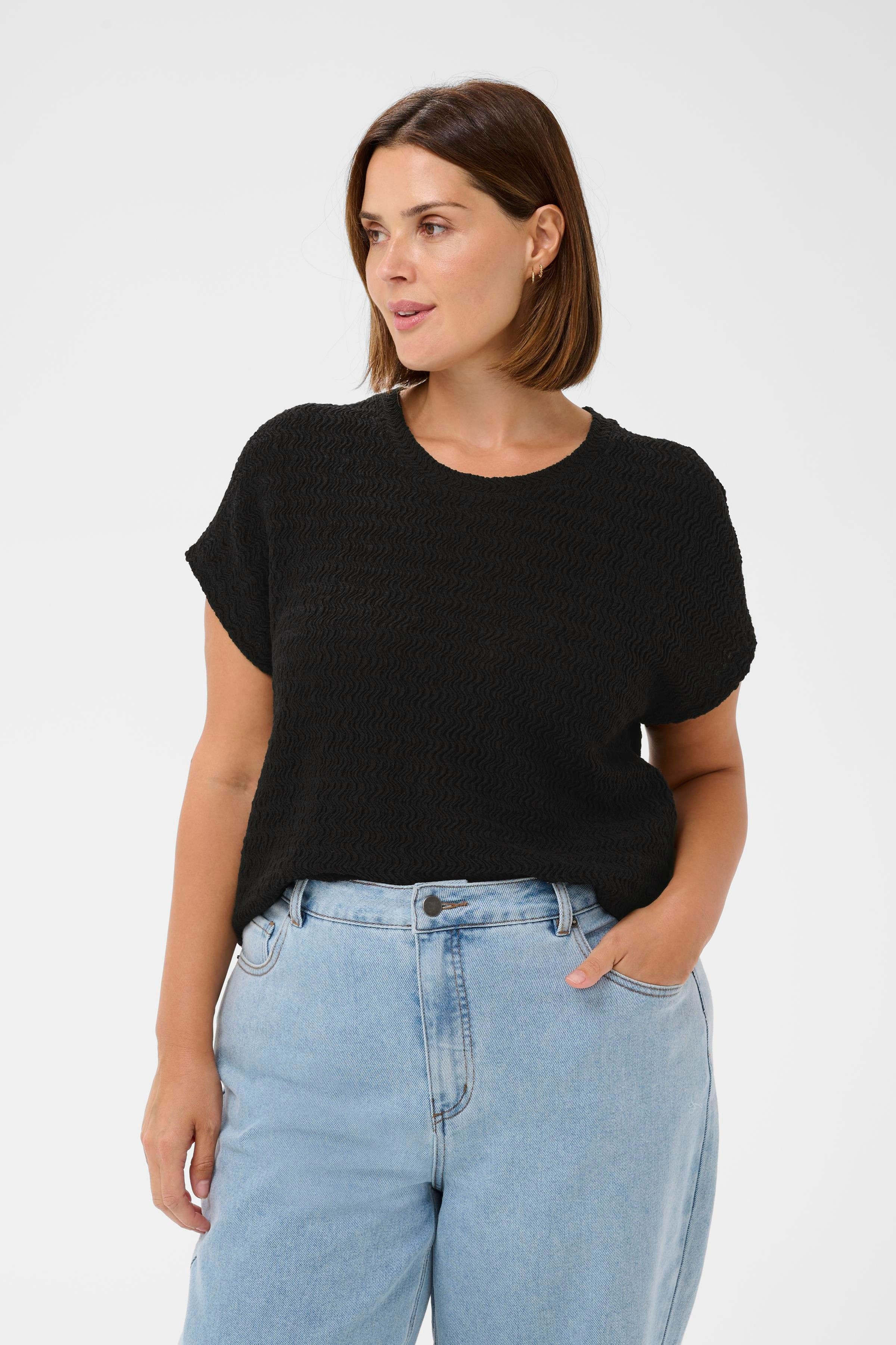 Kaffe Curve KCfelice Black Blouse