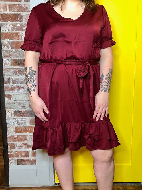 Dex Plus Burgundy Dress 1472301