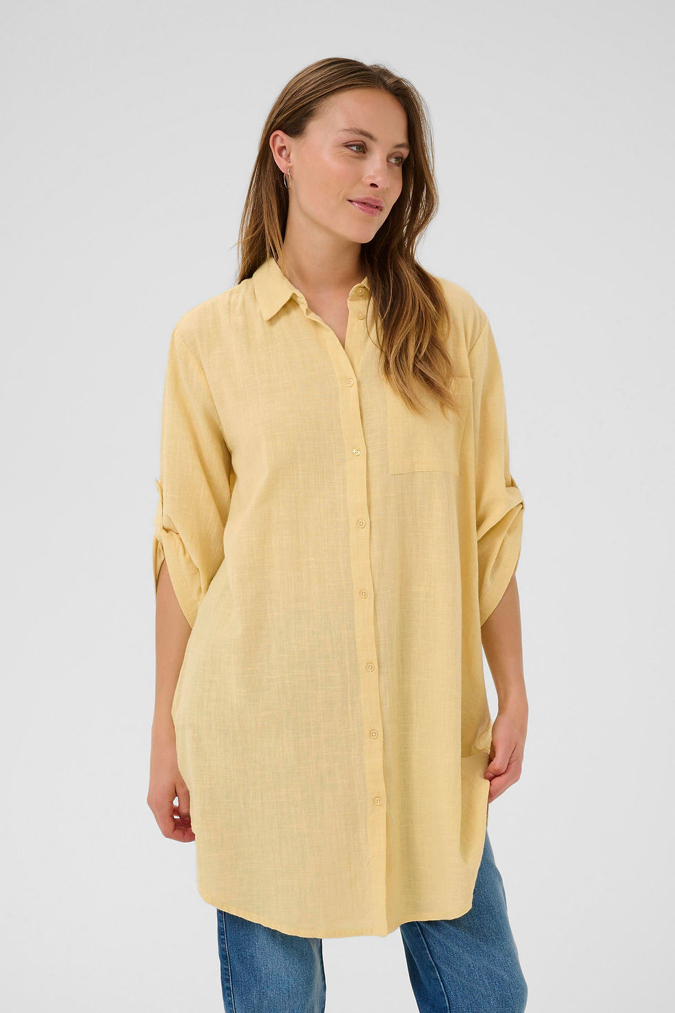 Kaffe KApauline Straw Shirt Dress