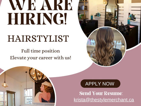 Hairstylist Position - Full Time