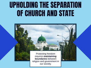A Call to Uphold the Separation of Church and State