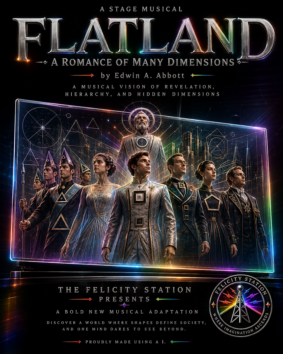 Flatland by Edwin A. Abbott — The Felicity Station musical book