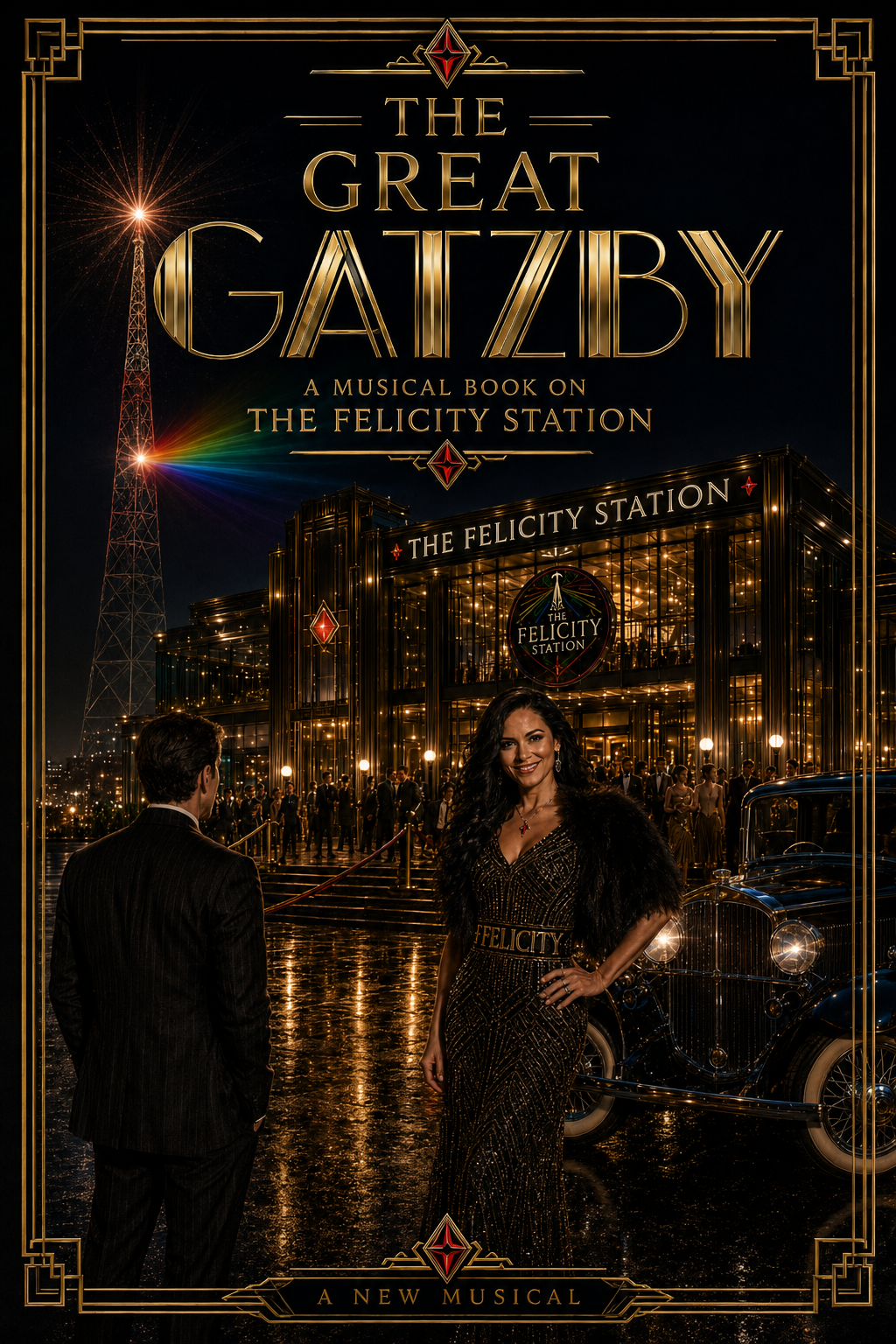 The Great Gatzby — The Felicity Station — new musical book cover