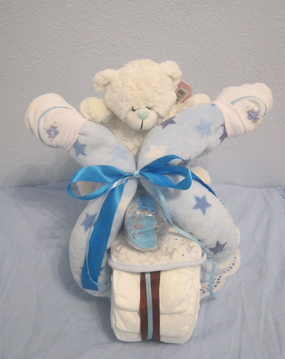 Motorcycle diaper cake