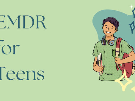An image of an individual with a text that reads "EMRD for Teens"