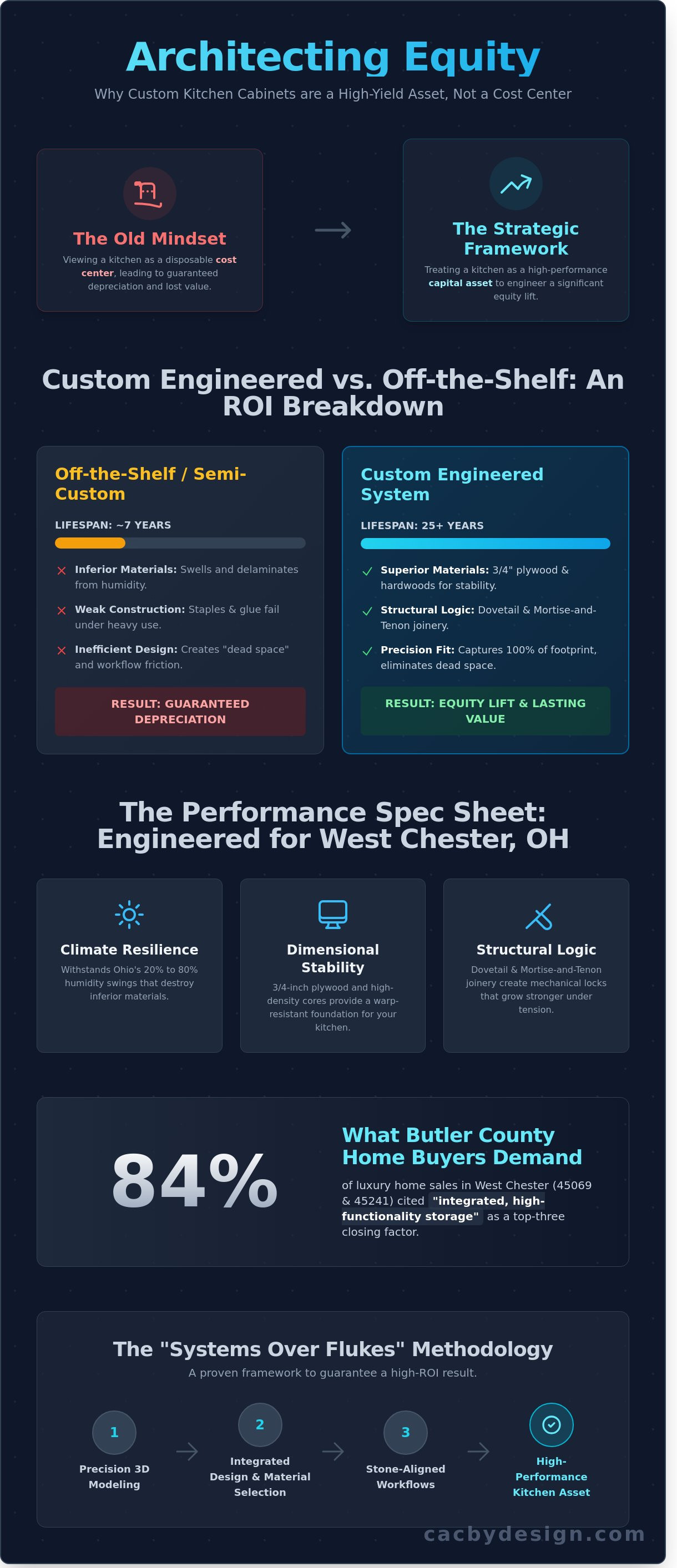 Custom cabinets west chester oh