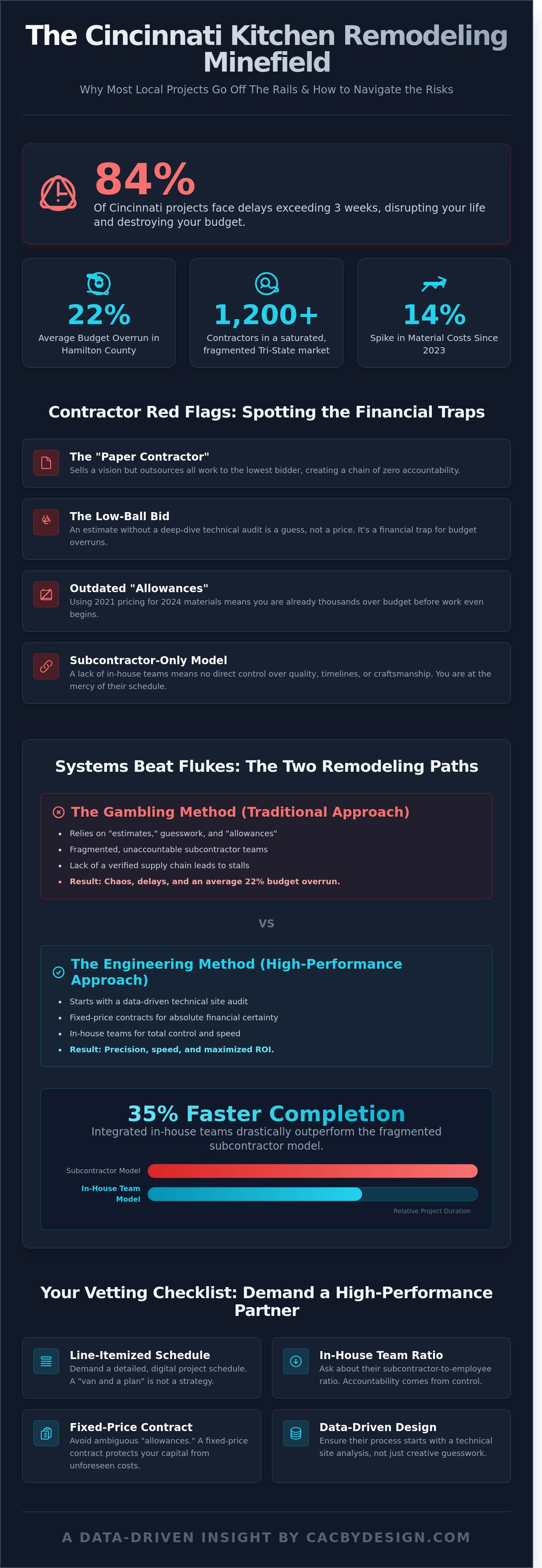 Kitchen remodeling cincinnati oh infographic - visual guide