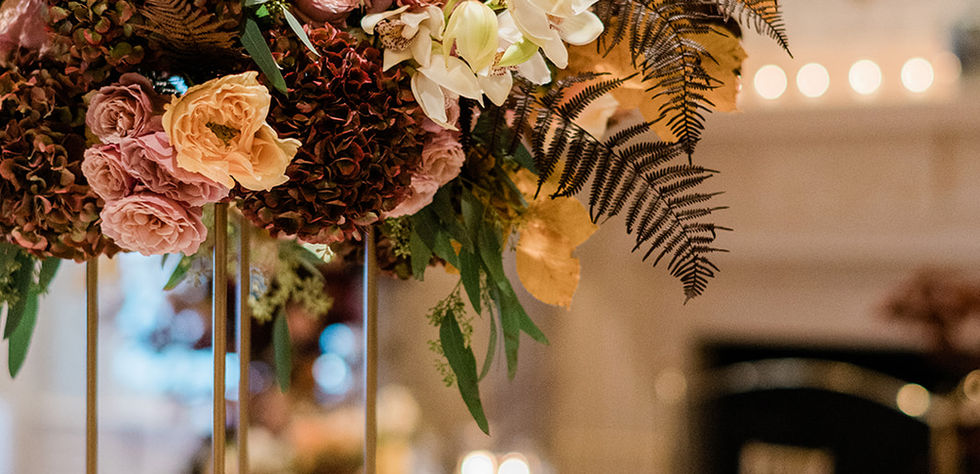 fall wedding centerpiece