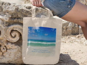 Hot Deals! Beautiful Beach Photography Family Reunion Custom Tote Bag