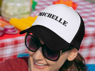 Big Deals! Name Custom Monogram Trucker Hat
