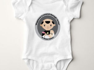 Top 5! St. Thomas Aquinas Baby Bodysuit