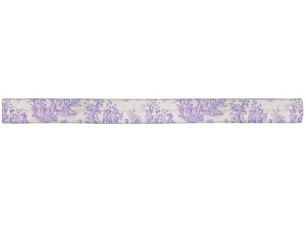 Hot Deals! Vintage floral purple toile de jouy elastic hair tie