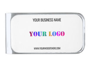 Big Deals! Custom Business Logo Text Promotional Money Clip