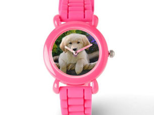 Hot Deals! Charming Goldie Retriever Dog Puppy - Strapwatch Watch