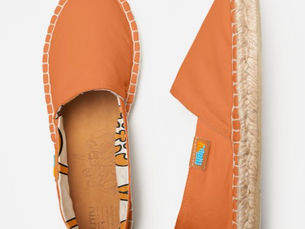 Big Deals! Citrus Orange Slip On Espadrilles