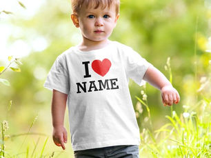 Best Deals! I Heart Name Toddler T-shirt