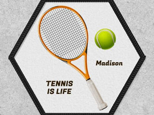 Hot Review! Custom Name & Text Tennis Patch