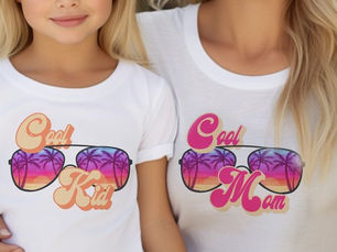 Best Deals! Cool Kid Bright Sunset Sunglasses Matching T-Shirt