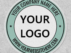 Top 10! Design Your Own Company Logo and Text Round Patch