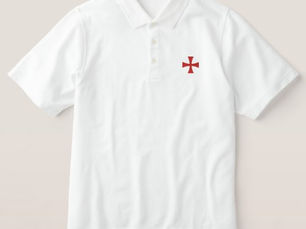 Hot Deals! Knights Templar Embroidered Polo Shirt